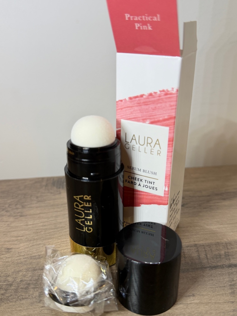 Laura Geller Serum Blush Cheek Tint in Practical Pink